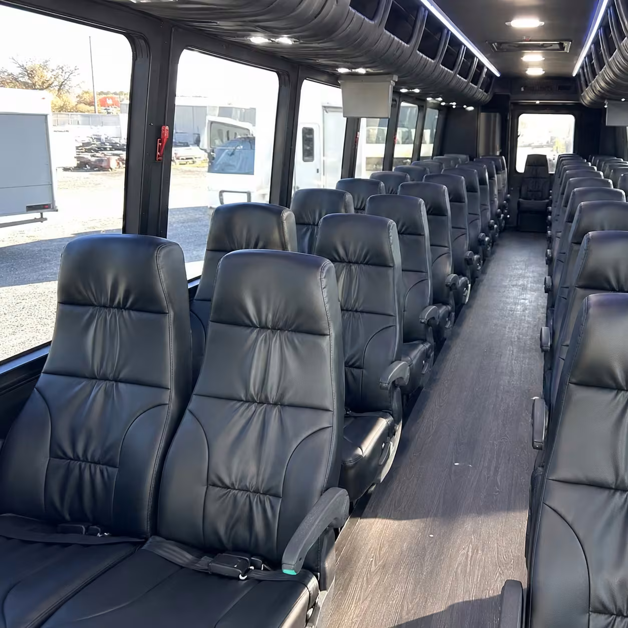 15 35 passenger minibus inside