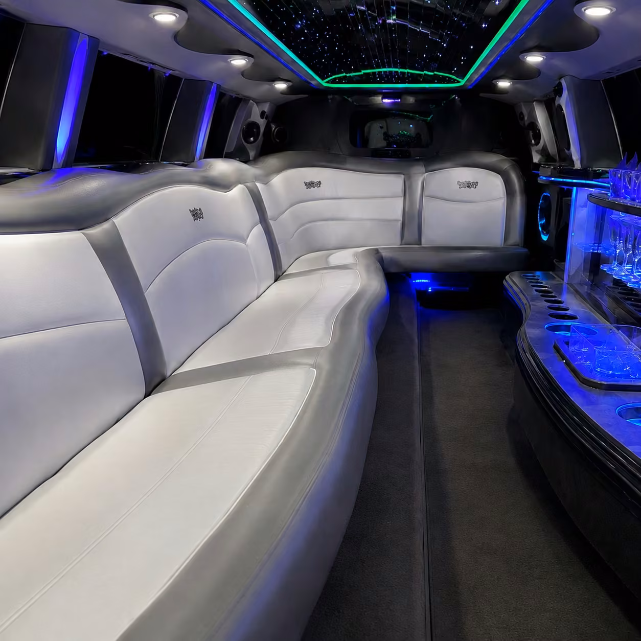 chrysler 300 limo interior