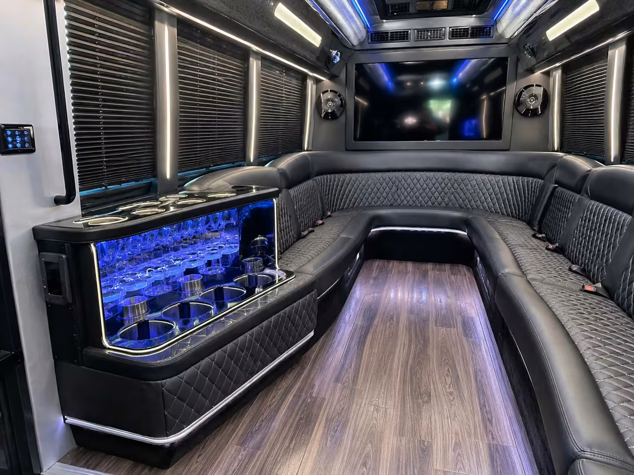phoenix party bus interior